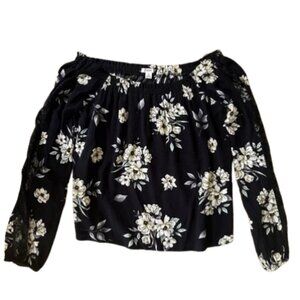 Floral off the shoulder top